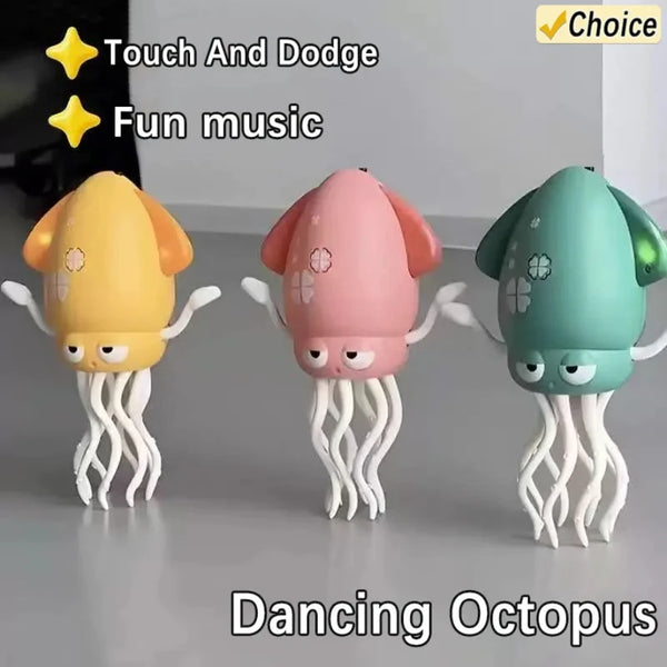 Electric Dancing Squid – Interactive Music & Light Electronic Pet Toy