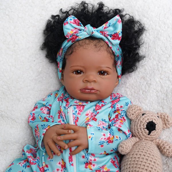 20" Reborn Baby Doll Risbecko – Soft Touch with 3D Painted Skin